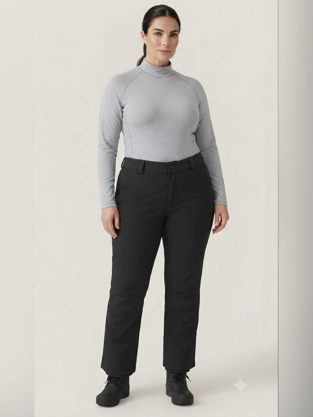 Free Country Women’s Black Softshell Snow Pants – Size XXL /18 NWT